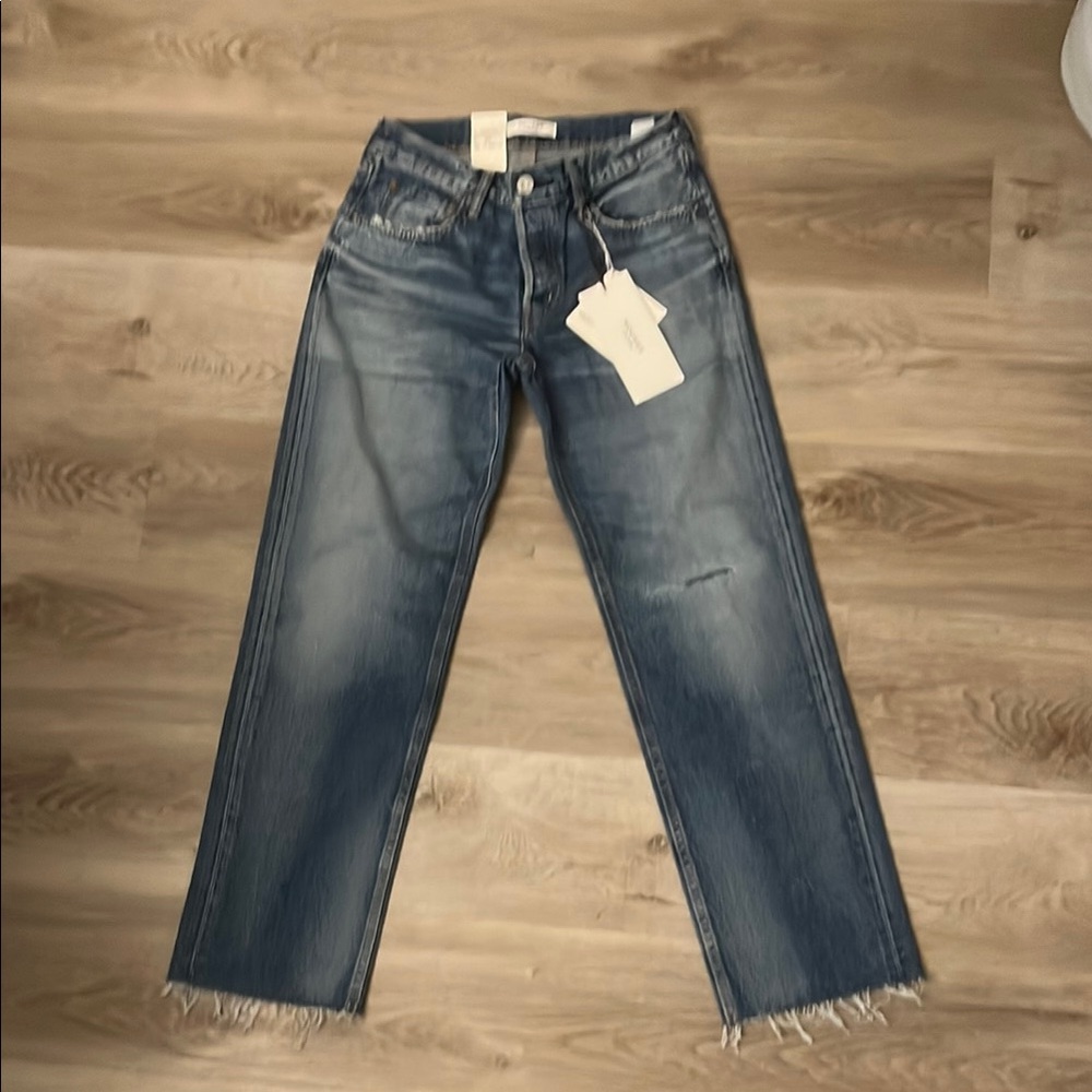 Moussy Women's Straight Leg Jeans - Blue